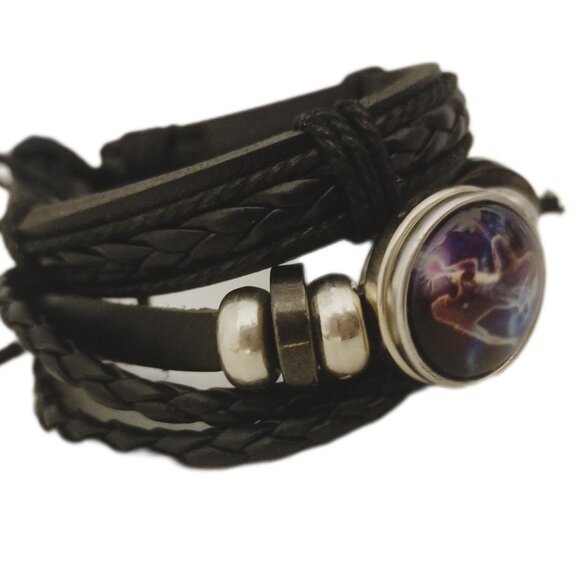 Aquarius Waterbearer Bracelet 2pc - Picture 1 of 2